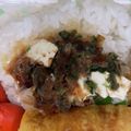 chikinda's cooksnap of when they made おかかクリームチーズ♥おにぎり.