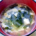 Moggieneko's cooksnap of when they made 熱湯いれるだけたまごワカメ胡麻中華スープ.