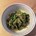 Tomomims's cooksnap of when they made 超簡単ごはんが進む❤かぶの葉としらす炒め.