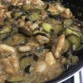 黒柴はな♪'s cooksnap of when they made 少ない油！揚げナスと胸肉のみぞれ煮.