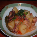 Jock's cooksnap of when they made タコとジャガイモの煮込み　～スペイン風～.