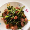 ☆やまや☆'s cooksnap of when they made ウィンナーとほうれん草の粒マスタード炒め.