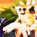 kurozata's cooksnap of when they made かまぼこちゃんと友☆切り身ちゃんキャラ弁.
