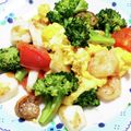 satoママン's cooksnap of when they made 海老・ブロッコリー・卵・トマトの中華炒め.