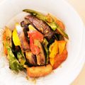 干芋くん's cooksnap of when they made 薩摩揚げ☆ナスとピーマンのピリ辛味噌炒め.