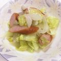 かみりょこママ's cooksnap of when they made ✿きゃべつとソーセージのホット♡サラダ✿.