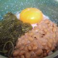 もぐらポンポン's cooksnap of when they made 朝食に☆納豆・めかぶ ねばねば濃厚TKG.
