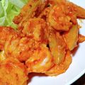 実１１３'s cooksnap of when they made お試しあれっ♪海老じゃがチリソース.