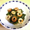 モミ太くん's cooksnap of when they made ♣ほうれん草とちくわの炒めもの♣２通り.