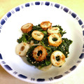 モミ太くん's cooksnap of when they made ♣ほうれん草とちくわの炒めもの♣２通り.