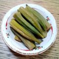 ポニーリボン's cooksnap of when they made ☆オクラのお漬物☆.