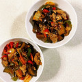 みぽぽ37's cooksnap of when they made 簡単！豚肉と茄子とピーマンのキムチ炒め.
