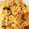MTKキッチン's cooksnap of when they made 鮭と大葉の炒飯.