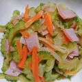 ☆クッキングパンダ☆'s cooksnap of when they made ゴーヤメインの野菜炒め.