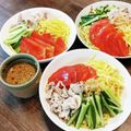 ばたみそーぱん☆'s cooksnap of when they made ❤冷やし中華❤タレ絶品❤.