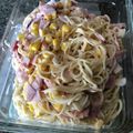 栗丸うさぎ's cooksnap of when they made サラスパ　スパサラ　ハムと玉ねぎだけで旨.
