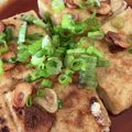 らてぼう's cooksnap of when they made 豆腐ステーキ☆ガリバタ醤油♪.