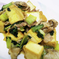 ショコLove☆'s cooksnap of when they made 小松菜と厚揚げの炒め物　.