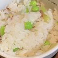年中ねぼすけ's cooksnap of when they made 混ぜるだけでこの味＊枝豆みょうがごはん.