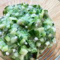 kumichef's cooksnap of when they made きゅうりとオクラのねばねば和え.