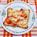 サンディサンディ's cooksnap of when they made 絶品簡単！ソーセージピザトースト.