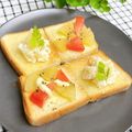 ゆづキッチン's cooksnap of when they made キウイフルーティ☆チーズトースト.