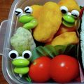 クックS2N1B2☆'s cooksnap of when they made 超簡単お弁当かわいい枝豆カエル.