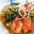 ゆみのすけママ's cooksnap of when they made 大葉香る♡トマトと玉ねぎの簡単マリネ♪.