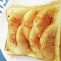 猫たち's cooksnap of when they made ももトースト.