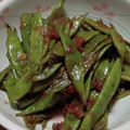 ちーちゃん★ママ's cooksnap of when they made ☆おばの味☆ささげの味噌かつお炒め.