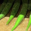 まあちゃんｖ's cooksnap of when they made トースターで！オクラのオリーブオイル焼き.