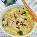 在宅勤務のおじさん's cooksnap of when they made サッポロ一番塩ラーメン とろみアレンジ.