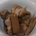 ねここfm's cooksnap of when they made ずいきと鶏肉の煮物.