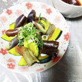 めみたん☆'s cooksnap of when they made 簡単♪なすとかぼちゃの中華風レンジ蒸し.
