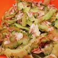 akiyuママ's cooksnap of when they made 簡単☆ゴーヤの梅肉ツナあえ.