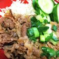 ょわにさく's cooksnap of when they made ラム肉と玉ねぎの甘辛焼き.