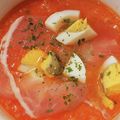 蜜茄子's cooksnap of when they made 濃厚！スペインのトマトスープ、サルモレホ.