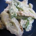 しーちゃんのmama's cooksnap of when they made ｵｸﾗと竹輪〜梅わさびﾏﾖﾈｰｽﾞで〜.