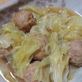 ナーちゃん's cooksnap of when they made キャベツと肉団子の煮物♪ふんわり食感♪.