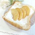 ＊naｰno＊'s cooksnap of when they made 桃とヨーグルトのトースト.