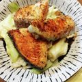 ばたみそーぱん☆'s cooksnap of when they made キャベツと甘塩鮭のにんにく醤油焼き.