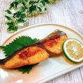 Satoco❋'s cooksnap of when they made 京風★フライパンでサワラのすだち幽庵焼き.