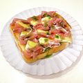 クックEBXFTK☆'s cooksnap of when they made 生ハムとカマンベールのトースト.