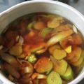 ameうめ's cooksnap of when they made きゅうりの冷たいみそ汁.