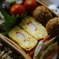 ガメコ's cooksnap of when they made かにかまそのまま☆卵焼き.