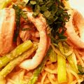 pink111's cooksnap of when they made ＊明太（たらこ）クリームパスタ＊.