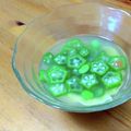 ちーまぐ's cooksnap of when they made 冷やし茶碗蒸し（オクラあんかけ）.