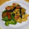 クックJOEさん's cooksnap of when they made 夏野菜とふわふわ卵の中華炒め.