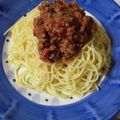 violets's cooksnap of when they made 簡単美味しい！ミートソースパスタ.