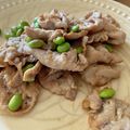 ☆ayumikan☆'s cooksnap of when they made 豚肉と枝豆の塩麹ぽん酢炒め.
